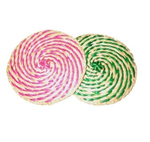 Artisanat traditionnel, texture classique en jonc de mer, respectueux de l'environnement, isolant thermique, couleur/taille personnalisable, sets de table pour - Product Image 4