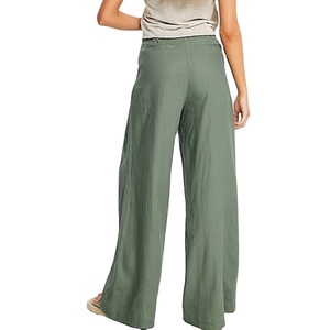Nuevo estilo francés, última moda, pantalones informales de verano y pantalones de cintura alta para mujer, pantalones de pierna ancha, ropa oficial - Product Image 1