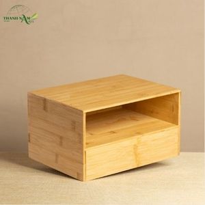 Organizador de Almacenamiento Plegable de Bambú Prensado de 5 Capas, Diseño Moderno Multifuncional - Product Image 4