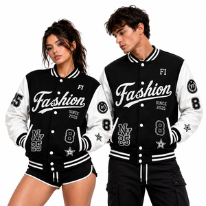 Fabricante de Ropa Urbana, Chaqueta Varsity Personalizada al por Mayor, Chaqueta de Invierno para Hombre, Estilo Vintage, Chaqueta Universitaria para Hombre - Product Image 3