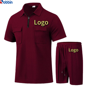 Conjunto de Shorts Polo Transpirables con Estampado, Colección Verano, Unisex, Personalizable, Tallas Grandes para Hombre - Product Image 5
