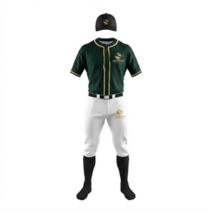 Combinaisons de sport professionnelles personnalisées pour le baseball et le softball avec pantalons longs respirants et à séchage rapide, uniformes de baseball - Product Image 2