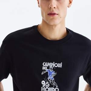 Camiseta de Verano de Alta Calidad de Fábrica, Cómoda, Talla Grande, Cuello Redondo, Patrón Geométrico, Manga Corta, 100% Algodón - Product Image 3