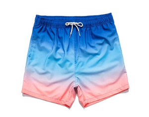 Short de bain pour homme de qualité supérieure, short de plage en maille, fermeture élastique, respirant, séchage rapide, poches zippées, grande taille - Product Image 4