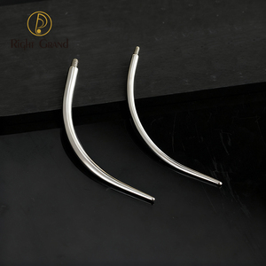 Herramienta de guía cónica para perforaciones de labret y barbell autocurvos con rosca interna de titanio ASTM F136 para poste trasero de 14/16G - Product Image 2