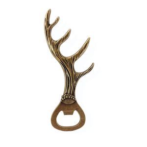 Ouvre-bouteille en forme de bois de cerf, durable, portable, rustique, outil de bar, cadeau unique pour homme, fête à domicile, mariage, Noël - Product Image 5