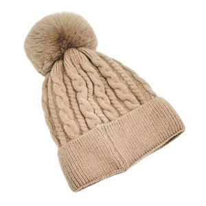 <b>Winter</b> Double Layer Thick Plain Customize Beanie Solid Beanies With Custom Logo inter Warm <b>Hats</b> Women <b>Men</b> Checkered Pattern - Product Image 3