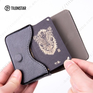 TILONSTAR TNC102 Boîte à cartes de visite en cuir Étui porte-cartes de crédit - Product Image 1