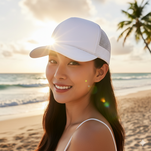 หมวกแก๊ปดีไซน์หรู UC รุ่น Unisex แบบสั่งทำพิเศษ ทรง Trucker/ทรงบักเก็ต ระบายอากาศได้ดี กันน้ำ เหมาะสำหรับกิจกรรมกลางแจ้ง ชายหาด ใช้ได้ทุกวัน โดดเด่นด้วยดีไซน์ที่มีเอกลักษณ์ - Product Image 5