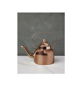 Artisan copper <b>kettle</b> handcrafted cookware reflecting heritage kitchen craftsmanship for <b>tea</b> preparation water boiling daily - Product Image 1