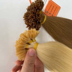 ผมต่อเคราตินดิบแบบตรงผมมนุษย์ต่อปลายแหลม100% เป็นรูปตัวยู - Product Image 4