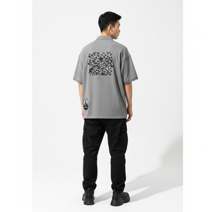 เสื้อโปโลตาข่ายระบายอากาศสำหรับผู้ชาย เสื้อโปโลเทคเย็นสบายสำหรับฤดูร้อน คุณภาพสูง ขายส่ง รับทำโลโก้ เสื้อผ้ากีฬาน้ำหนักเบา - Product Image 4