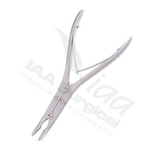 Rongeur à os manuel à double action 10x18mm en acier inoxydable, design droit et courbé, pour opération chirurgicale CE - Product Image 6