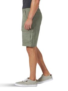 100% Cotton Workwear Casual Men's Fitted Straight Mid Shorts Solid Trendy Breathable Eco-Friendly Multi-pocket - Product Image 3