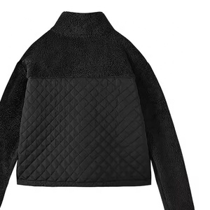 Nueva chaqueta de Sherpa y poliéster informal con cremallera Vintage de alta calidad, ropa acolchada bordada de manga larga para Primavera, chaqueta para mujer - Product Image 6