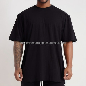T-shirt MONO RIDERS en coton personnalisé, col rond, coupe oversize, manches courtes, style streetwear, 220g, 32S, double fil, séchage rapide, pour homme - Product Image 2