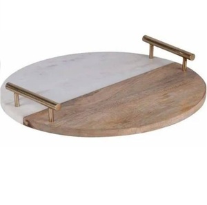 Bandeja Clásica para el Hogar, Hotel o Restaurante, Atractiva Bandeja de Servicio de Madera de Diseño Único a un Precio Económico - Product Image 2