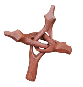 Soporte de Incienso y Difusor de Aromaterapia de Madera de Sequoia Roja Natural de 6 Pulgadas, Hecho a Mano, Duradero y Ecológico - Product Image 2