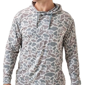 Custom Made Bottomland Camouflage Hunting Hoodie With Pockets Hiking <b>Leopard</b> Hoodie Camouflage Camo Bottomland Hoodie Breathable - Product Image 3