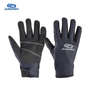 Gants de sports nautiques AROPEC AquaThermal avec technologie thermique TPU/Polaire, paume et doigts flexibles en Amara - OEM/ODM/OBM - Product Image 1