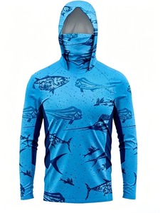 Sweat à capuche de pêche pour homme UPF 50+ à séchage rapide, manches longues, protection solaire, pour la pêche en plein air - Product Image 4