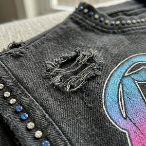 Débardeur Homme Streetwear en Coton et Polyester, T-shirt Sans Manches Imprimé Graphique, Débardeur Musculation en Coton Effet Vieilli Personnalisé pour Homme - Product Image 4