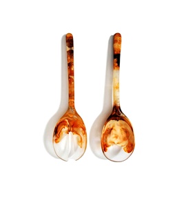 Ensemble de service à salade bleu, dernier modèle, écologique, passe au lave-vaisselle, ustensiles à salade pour la maison et la cuisine, fabriqué en Inde - Product Image 1