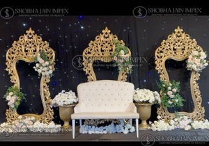 Royal Hand-Carved <b>Frame</b> For <b>Backdrop</b> For wedding Decor Decorations Elegant Setup Accessories Made Delhi India - Product Image 3