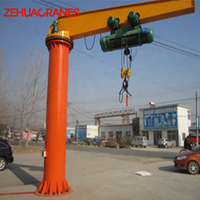 1. 	 Grue murale à flèche cantilever pivotante à 270 degrés pour la levée dans les lignes d'assemblage des ateliers d'acier