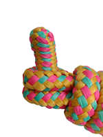 Corde de trelage tressée en PP 18 mm d'épaisseur, confortable, de haute qualité, jaune, rose, turquoise SI-CR-08, équipement d'équitation personnalisable