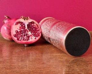 Bouteille d'eau en cuivre imprimée de qualité export avec couvercle anti-fuite sécurisé – Bouteille métallique haut de gamme pour la vente en gros - Product Image 4