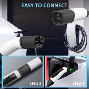 Cable de extensión de alta potencia para carga Tesla, cable de extensión de 5M para Tesla con enchufe NACS ST E140, cable de extensión NACS de 240V. - Product Image 4