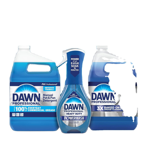 Lot de 4 liquides vaisselle Dawn parfum Fleur de pomme 7,5 oz (30 oz TOTAL) avec raclette ménagère - Product Image 2