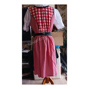 Costume d'Oktoberfest allemand pour femmes, Dirndl traditionnel bavarois, robes de cosplay pour carnaval de la bière, serveuse de taverne, demoiselle d'honneur - Product Image 6