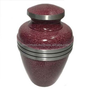 La urna de cremación más vendida, también conocida como urna funeraria o urna memorl hecha de metal - Product Image 3