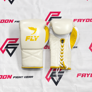 Gants de boxe personnalisés sur mesure, nouvelle conception, couleur crème dorée, en cuir, pour l'entraînement, parmi les plus vendus. - Product Image 6