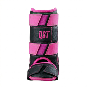 Wholesale Custom Durable Lightweight Baseball Shin Guard Professional Protection PU Leather Non-Slip Hook Loop Closure Leg Guard - Product Image 1