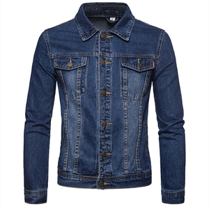Unisex Vintage Washed <b>Denim</b> Bomber <b>Jacket</b> Casual Eco-Friendly Anti-Bacterial Wool <b>Lined</b> Baseball <b>Jacket</b> Custom Zip Streetwear - Product Image 4