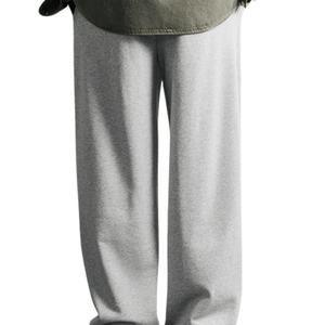 Pantalon de survêtement large pour homme, coupe décontractée, taille élastique, avec poches, personnalisable OEM, streetwear épais - Product Image 2