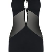 Robe Mini Élégante Femme en Dentelle et Tissu Résille, Tenue de Soirée Sexy pour Boîte de Nuit, Robe Moulante Tendance, Style Romantique, Vente en Gros