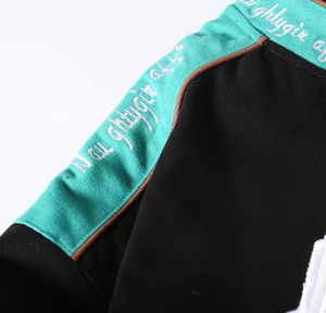 เสื้อแจ็คเก็ตแข่งรถมอเตอร์สปอร์ตสำหรับเด็กแบบสั่งทำพิเศษ ผ้าคอตตอนทวิลล์ ติดกระดุมแป๊ก จำหน่ายส่งจำนวนมาก - Product Image 4