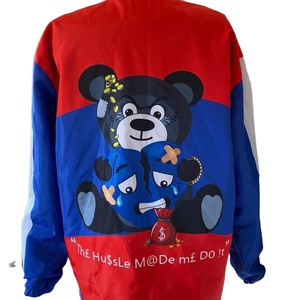 Veste de pluie imperméable coupe-vent veste de neige veste décontractée fermeture à double boutonnage tissu de laine lavé Technics bouton - Product Image 2