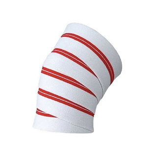 <b>Knee</b> Wraps for Fitness and Gym Workout <b>Support</b> for Squats Weightlifting Soft <b>Elastic</b> and Durable for Long Use - Product Image 1