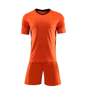 Tenues de football orange, maillots de football personnalisés, kits 100% polyester, impression numérique, vente en gros, fournisseur OEM, fabricant - Product Image 6