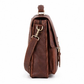 Shoulder Leather Messenger <b>Bag</b> Vintage <b>Crossbody</b> Satchel Laptop Work <b>Bag</b> Unisex <b>Travel</b> Handmade Office Purse Everyday Gift Ideas - Product Image 4