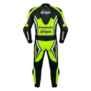 Rawasaki Unisex Cowhide/Kangaroo Pro Leather Motorcycle 1Pc Racing Suit Jumpsuit/Traje with Hump CE <b>Level</b> 2 Protective Armored - Product Image 2