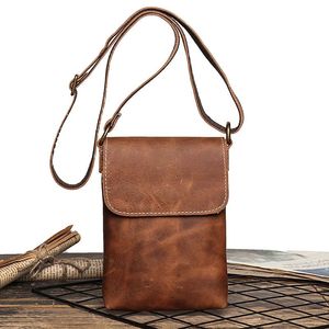 Sac à bandoulière en cuir unisexe urbain - Product Image 1