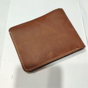 Portefeuille pour homme en cuir véritable pleine fleur marron meilleure vente portefeuille pour homme en cuir de luxe avec logo gratuit - Product Image 2