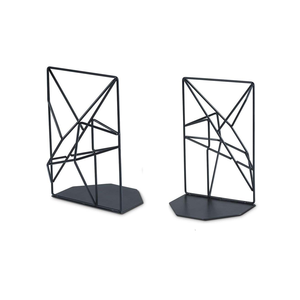 Custom Metal Bookends Decorative Non Slip <b>Book</b> Ends For <b>School</b> Home & Office Metal <b>Book</b> End With New Design Portable <b>Book</b> End - Product Image 1