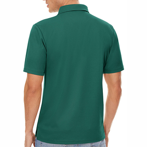 Polo de manga corta ligero, muy vendido, con cuello vuelto, servicio OEM, camiseta polo para hombre - Product Image 5